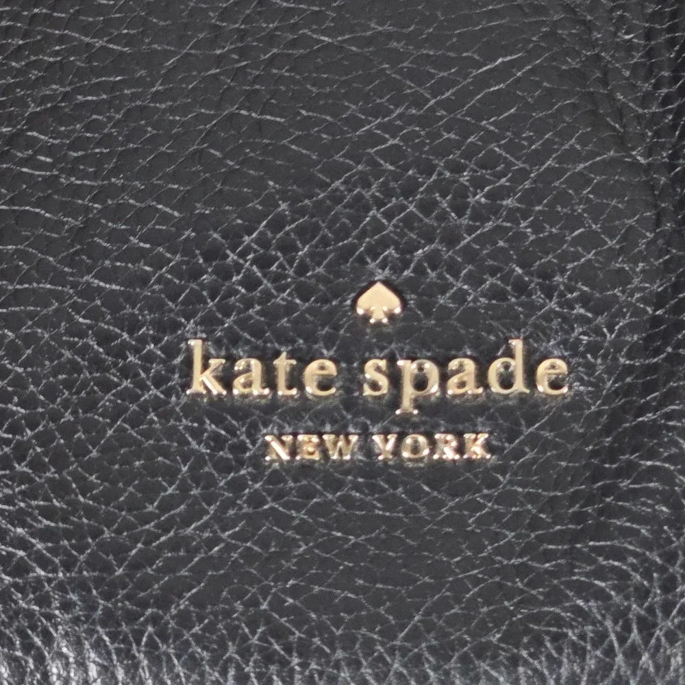 Kate Spade New‎ York Knott Large Shoulder Bag Black Pebbled Leather K8140 Hobo